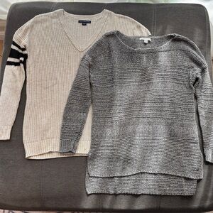 Lot of 2 American Eagle Pullover Knit Sweaters | XS & Small
